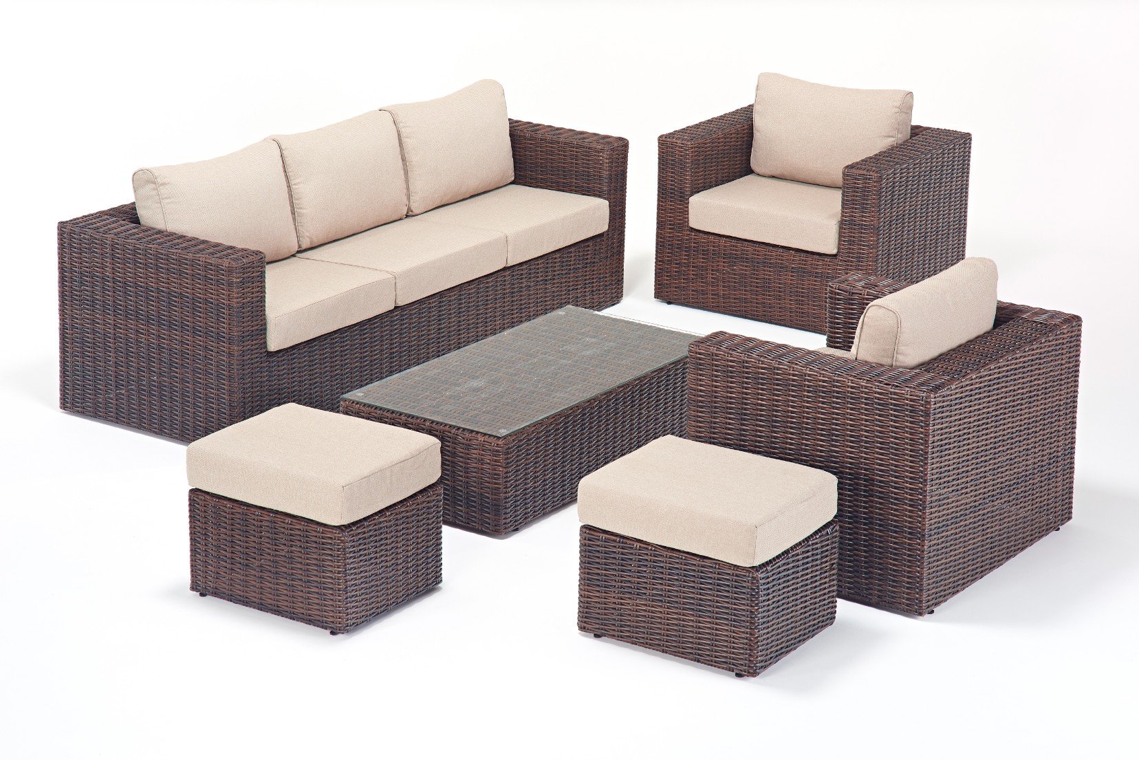 Best Deals on Windsor Large Sofa Set Garden Furniture UK