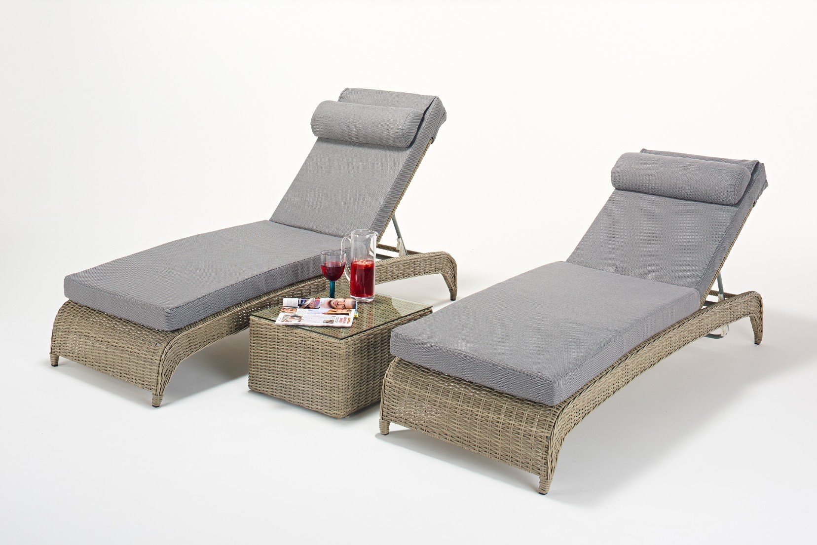 Buy Rural Lounger Pair Online |Garden Furniture UK