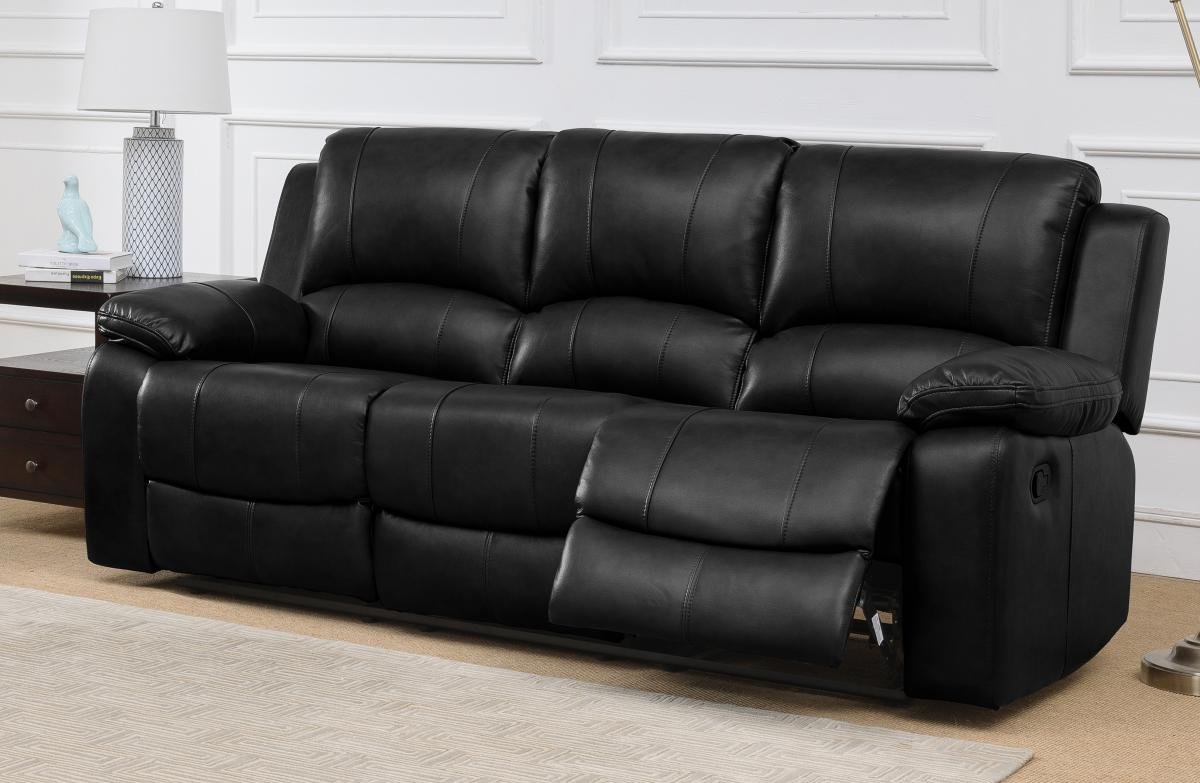 Andalusia Recliner LeatherGel & PU 3 Seater 