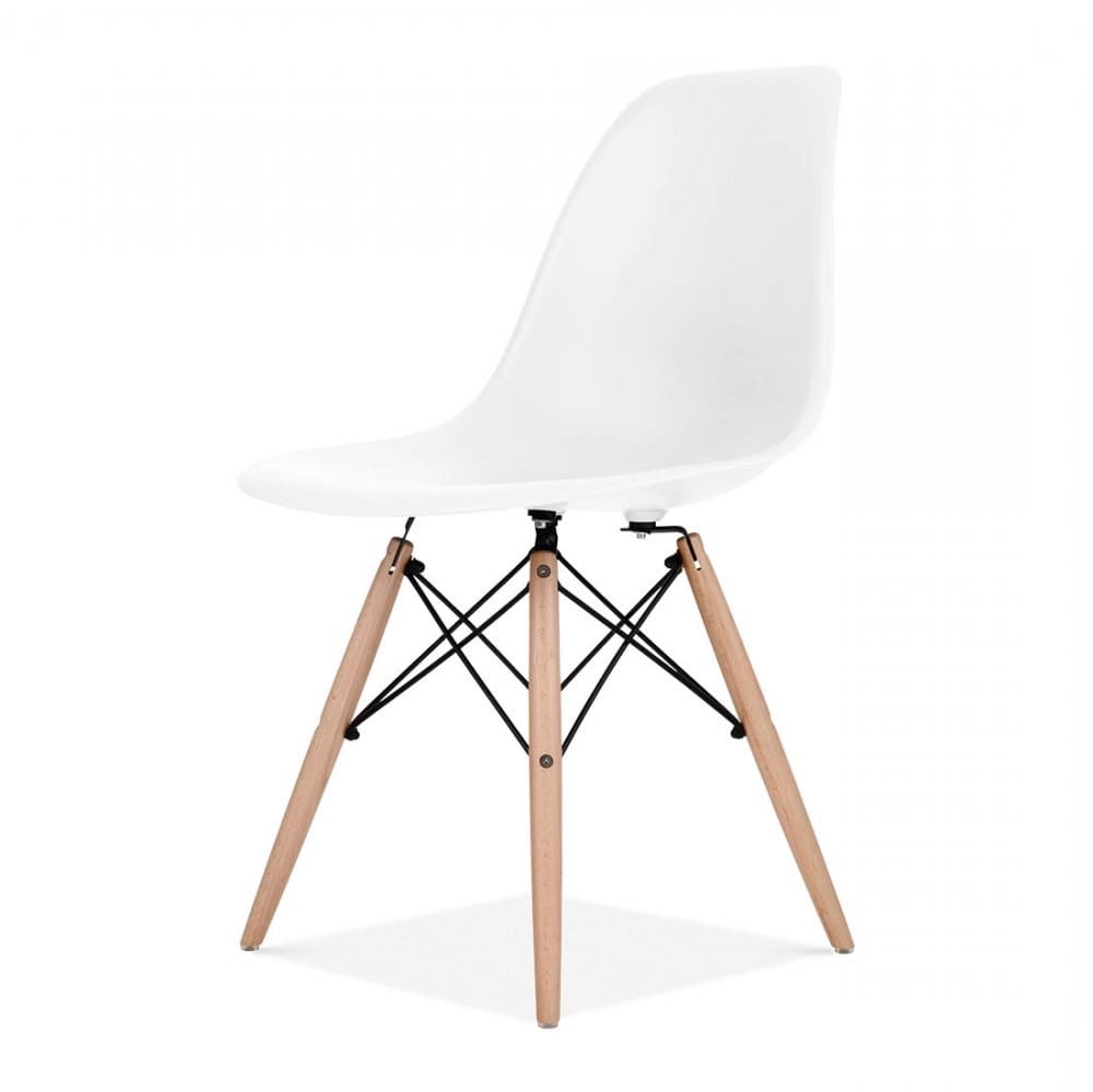 100% Oak Kelby Plastic (PP) Chairs with Solid Beech Legs
