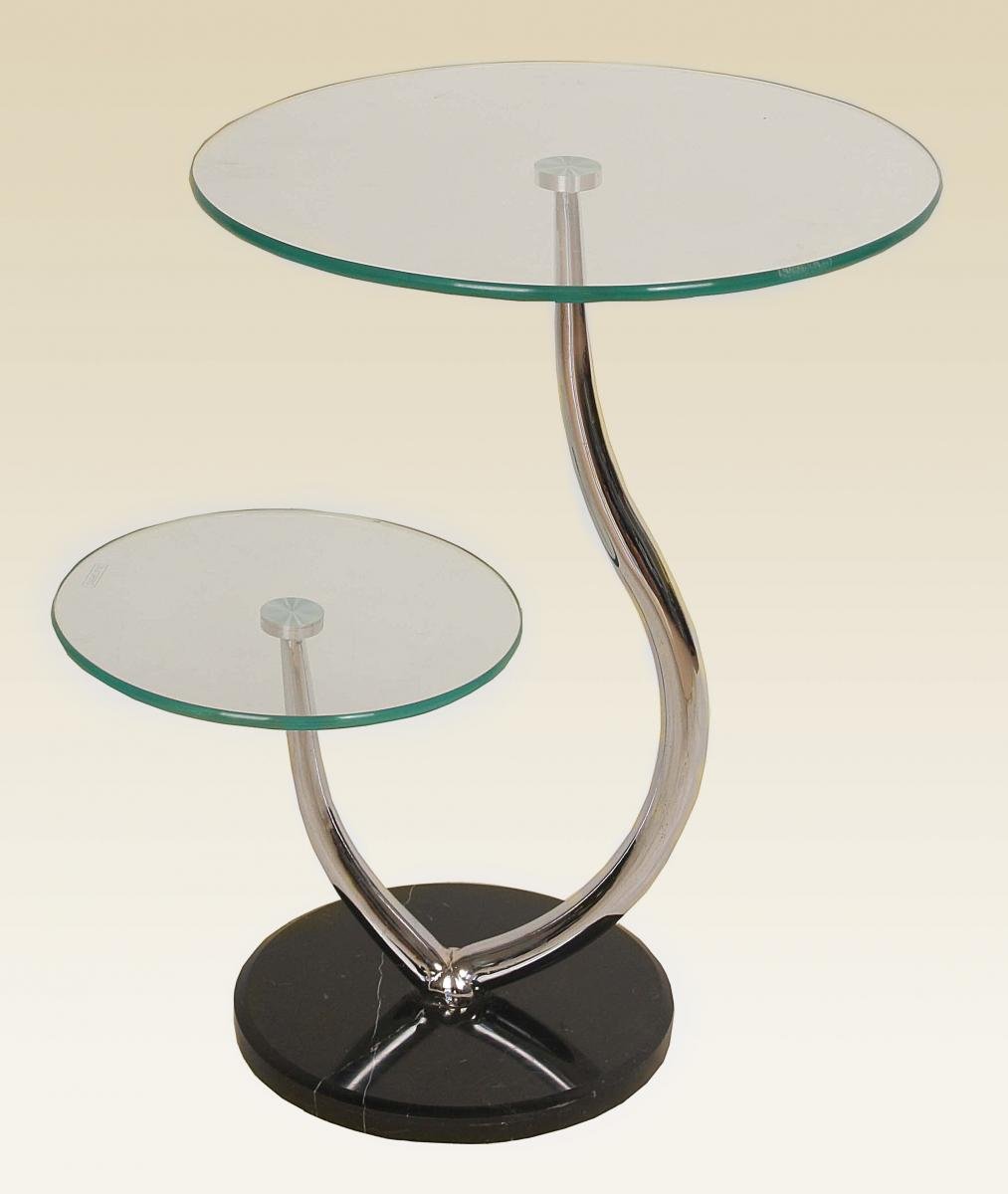 Best price online on Oxshott Telephone Table Clear Glass | Furniture Villa
