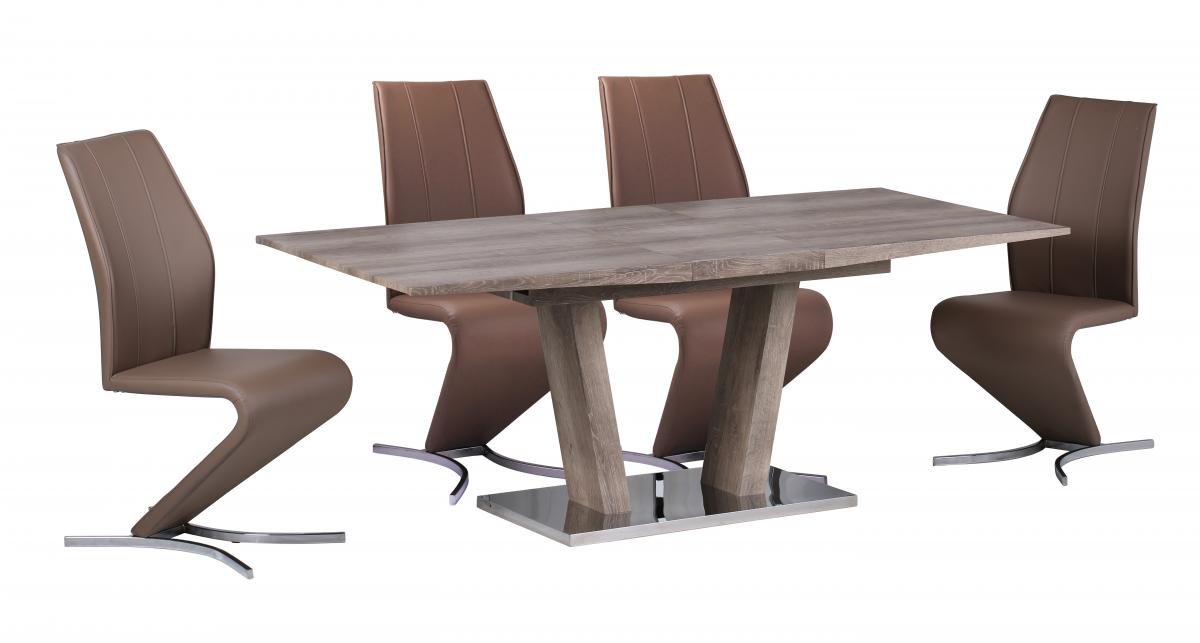 Best and Solid Geneva PU Chairs Chrome | Furniture Villa 